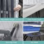 Ironing Board With Rest / 110cm x 33cm / Folds Away Flat / Non-Slip Feet / Adjustable Height (FREE POSTAGE) Image 7