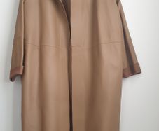 Cos Leather Coat Size Uk 14