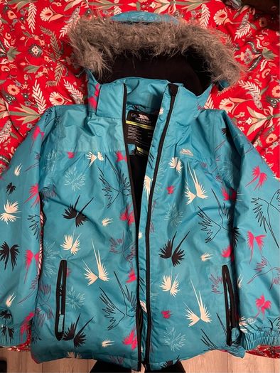 Trespass turquoise jacket 9-10yrs