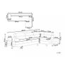 Modern 262cm Corner Chaise Sofa, Special price! Image 5