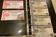 Hong Kong Dollars notes lot