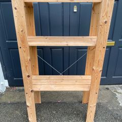 Sturdy Timber Shelving Unit