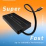 OWC Envoy Express - Thunderbolt Bus-Powered Portable NVMe M.2 Enclosure, supports up to 1553MB/s, integrated Thunderbolt 3 cable - Boxed Image 6