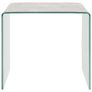 Coffee Table Brown Marble 50x50x45 cm Tempered Glass Image 2