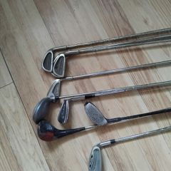 Selection of golf clubs