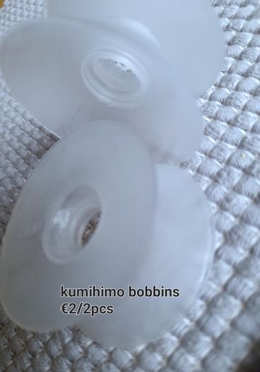 Kumihimo silicone bobbins