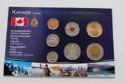 Canada BUNC certificated coins set