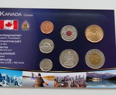 Canada BUNC certificated coins set