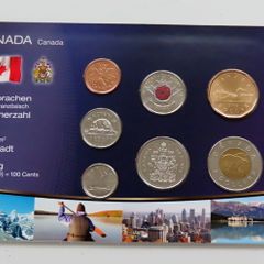 Canada BUNC certificated coins set
