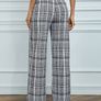 Plaid Print High Waist Pants - XL Image 3