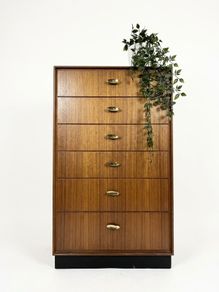 Vintage Retro Mid Century Teak Greaves & Thomas Chest of Drawers