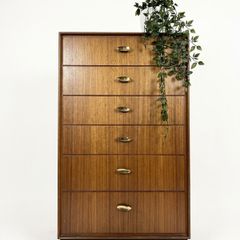 Vintage Retro Mid Century Teak Greaves & Thomas Chest of Drawers