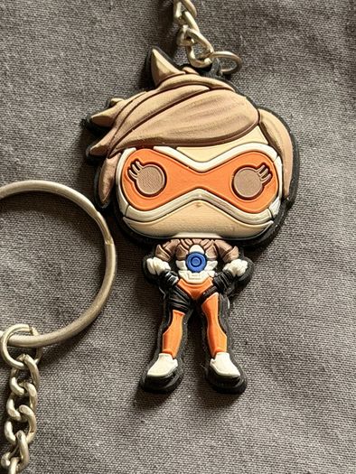 Overwatch Funko Pop + Backpack Hangars + Keychains, Backpack Hangers
