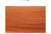 Micro Ring Hair Extensions 20" Double Drawn I Tip Remy Hair 25g - # Orange