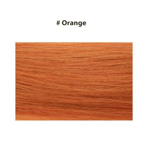 Micro Ring Hair Extensions 20" Double Drawn I Tip Remy Hair 25g - # Orange