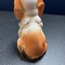 1950s Dog Figurine Vintage. Glazed Porcelain Spaniel Puppy 4.25 H Brown White Image 5