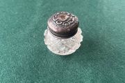 Antique Silver Mounted Powder Jar