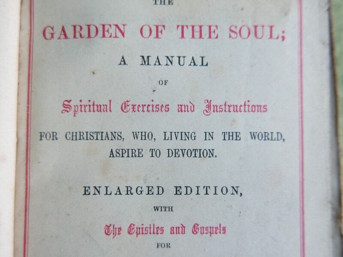 Antique Book Religious Christianity