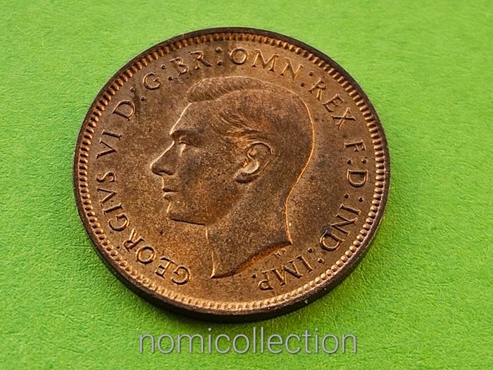 United Kingdom 1937 year Uncirculated Farthing.