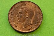 United Kingdom 1937 year Uncirculated Farthing.