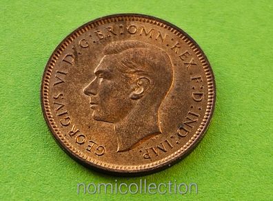 United Kingdom 1937 year Uncirculated Farthing.