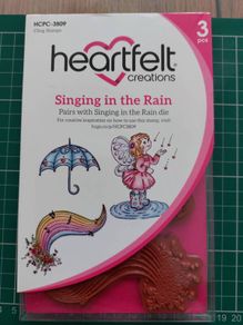 Heartfelt stamps- singing in the rain