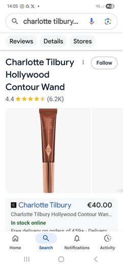 Charlotte Tilbury Hollywood contour wand Fair-Medium