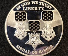 United States, Medal of honour, commerative coin.