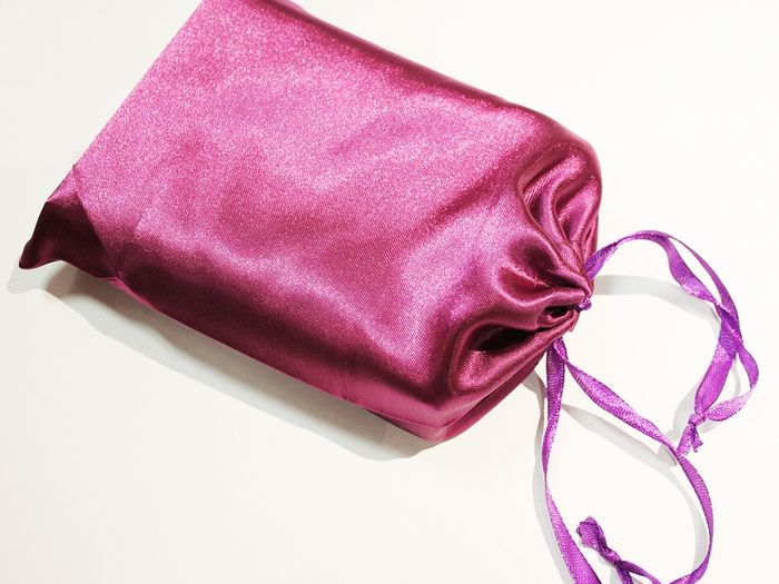 Wholesale Lot Of 10 Angel Card Tarot Card Satin Bags Purple With Drawstrings 13x20cm New