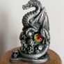 Metal Figure With Crystal - The Dragon Of The Sculls - No Box Image 2
