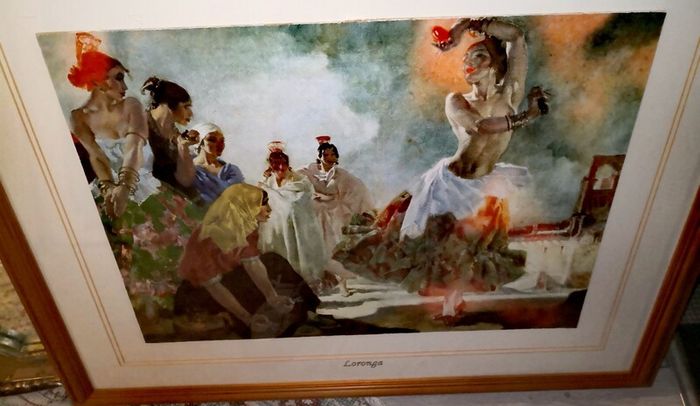 Beautiful detailed large aquarelle