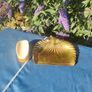 Victorian brass crumber and bone handled brush Image 3
