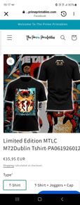 metallica t shirt