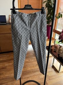 Pinko logo cigarette trousers