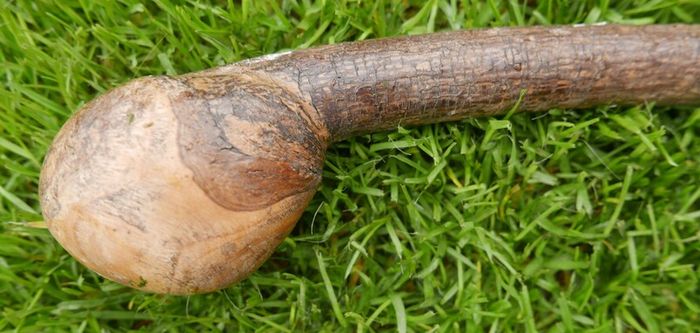 Traditional wooden shillelagh - rustic walking stick