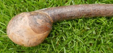 Traditional wooden shillelagh - rustic walking stick