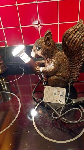 Squirrel Lamp