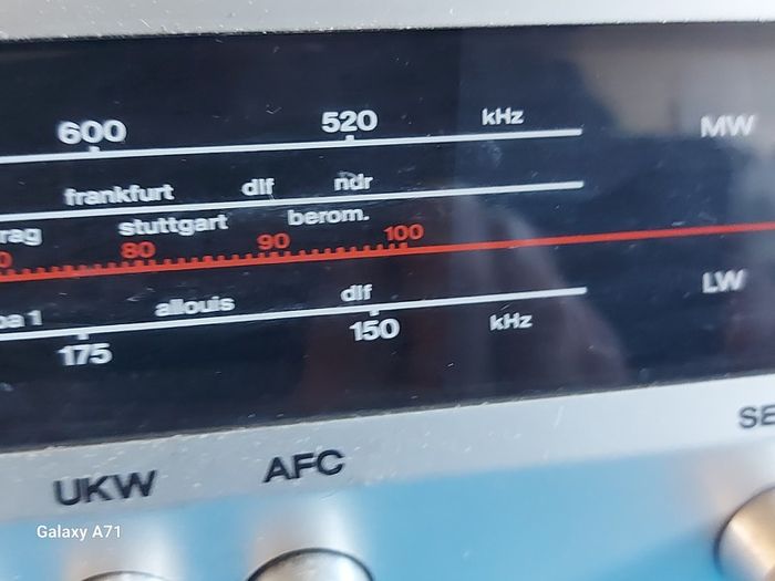 Telefunken Cavatine 201, Mw, Lw Radio plus Tape Deck, German Model in German Language, Powers on and off