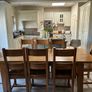 Solid Wood Dining Table & 8 Chairs Image 6