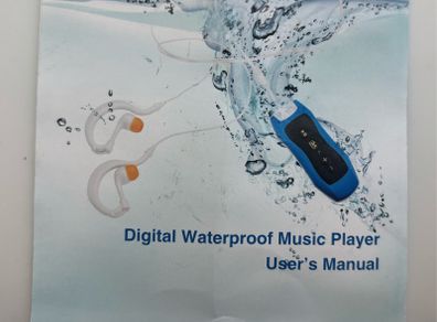 Brand New Digital Waterproof Music Player and Headphones