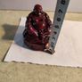 Small 2" Miniature Red Resin Buddha Figures Spiritual Hinduism Image 4
