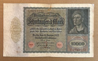 Germany 10000 Mark 1922 Banknote