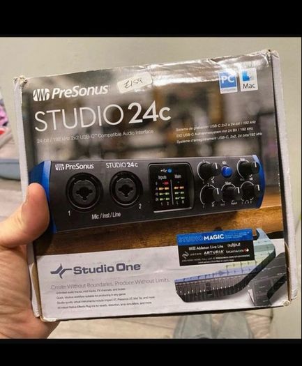 Home audio recording (Presonus Audio)