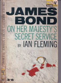 James Bond On Her Majestys Secret Service 4th  Print 1965 Ian Fleming Softback Pan Books Uk