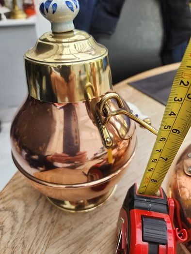 vintage brass and copper