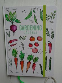 Gardening Journal, Notebook, A5 notebook. Gift