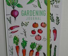 Gardening Journal, Notebook, A5 notebook. Gift