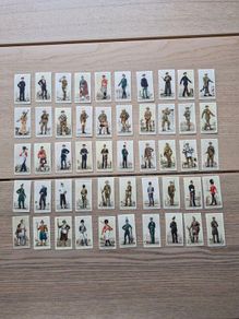 Uniforms of the Territorial Army Cigarette Cards by John Player & Sons 1939 Set of 50 History Military Uniforms Collectable