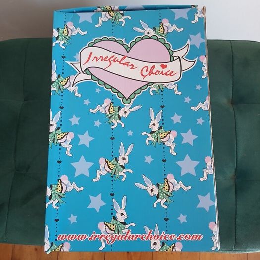 Irregular Choice Tea & Cakes Bunny Bow Shoes