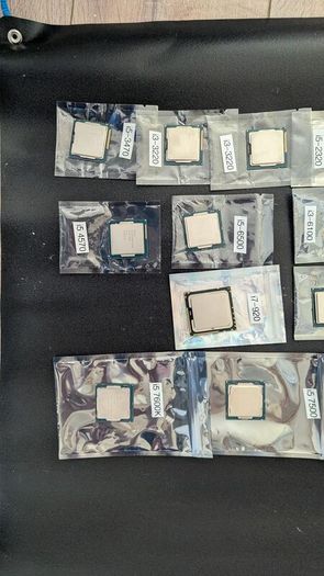 Selection of Intel Core ix/Pentium 1st to 7th generation processors
